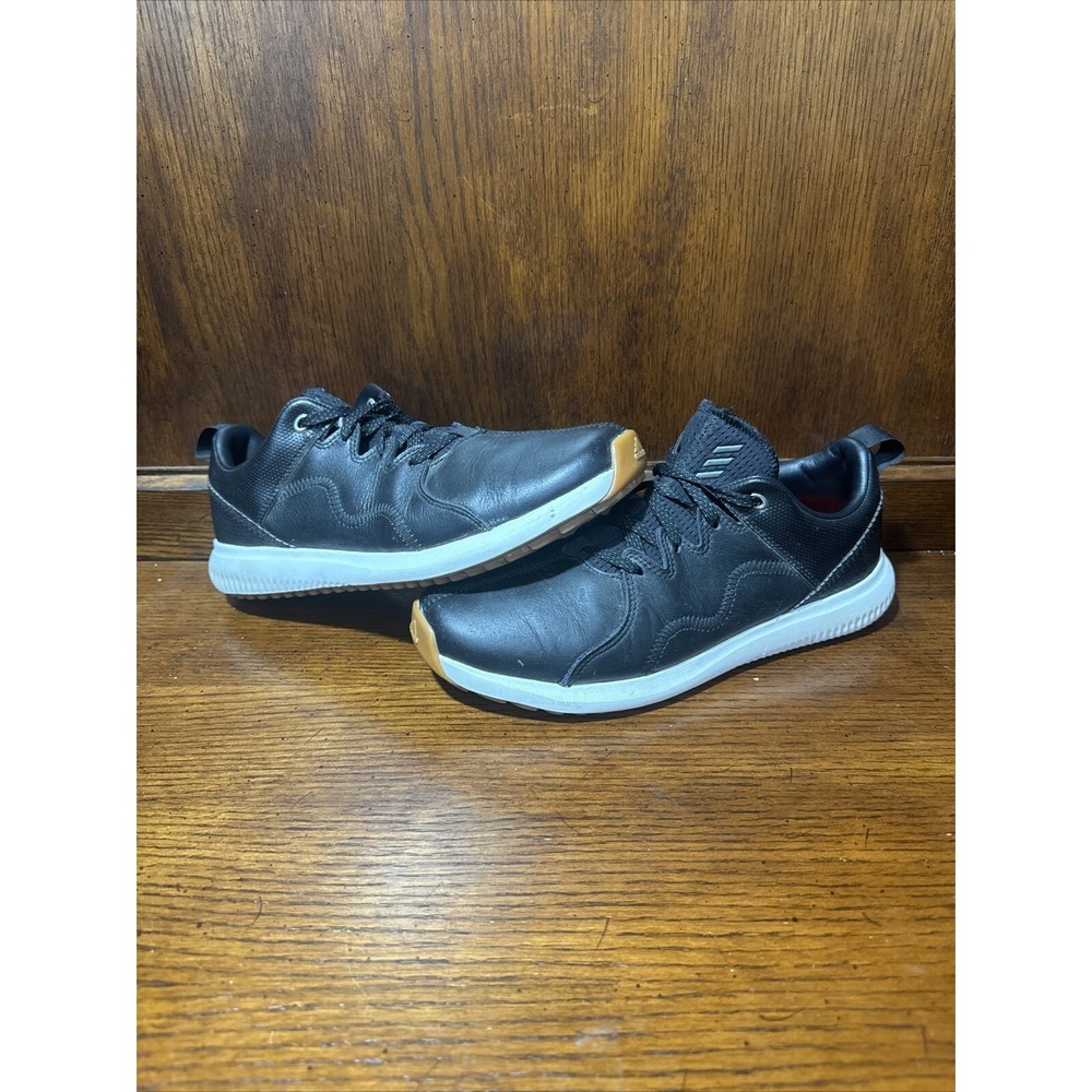 Adidas Golf Shoes Men's‎ 8  Adicross Black Leather BB7878 Sneakers